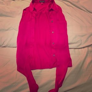 Dress shirt XS pink with tie